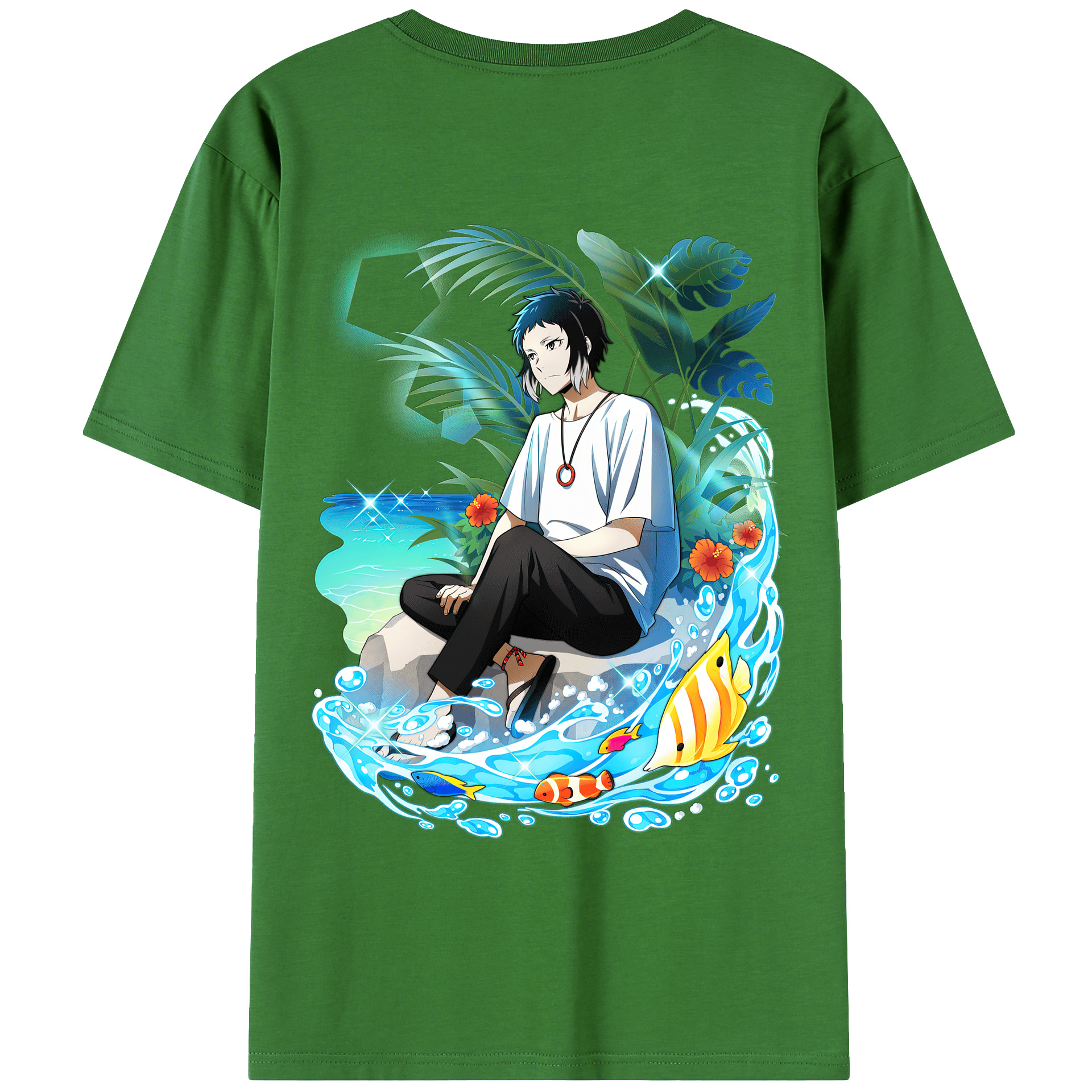 （画像用） 文豪ストレイドッグス Bungo Stray Dogs レディース半袖Tシャツ(バックプリント)